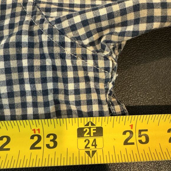 Haggar Generations Large Mens Long Sleeve Checked Plaid Button Down Shirt - Picture 6 of 7